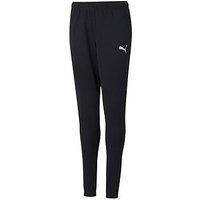 Puma Junior Football Team Rise Poly Training Pant - Black/White