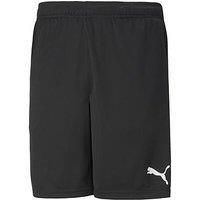 Puma Mens Football Team Rise Training Shorts - Black/White