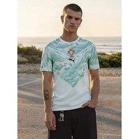 Puma Mens Portugal Away Replica Football Shirt - White