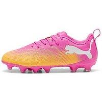 Puma Junior Future 9 Play Firm Ground Football Boots - Pink