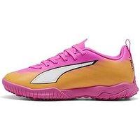 Puma Junior Ultra 6 Play Astro Turf Football Boots - Pink