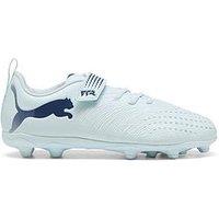Puma Junior Future 9 Play Velcro Firm Ground Football Boots - Blue
