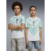 Puma Junior Portugal Away Replica Football Shirt - White