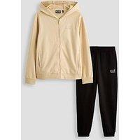 Ea7 Emporio Armani Boys Train Visibility Hoodie Tracksuit