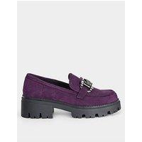 Joe Browns Juliet Buckle Chunky Loafers - Deep Purple