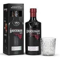 Brockmans Gin 70Cl And Negroni Glass Pack