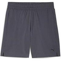 Puma Mens Training Tad Foundations 7Inch Woven Shorts - Grey