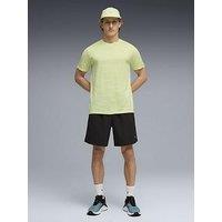 Puma Mens Training Pwr Jacquard T-Shirt - Yellow