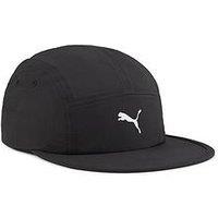 Puma Mens Running Essentials 5 Panel Cap - Black