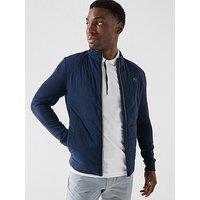 Puma Mens Golf Cloudspun Fleece Hybrid Jacket - Navy