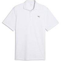 Puma Mens Golf Pure 3.0 Polo T-Shirt - White