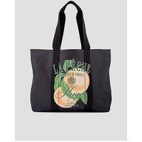 Hugo Becky Graphic Tote Bag - Black