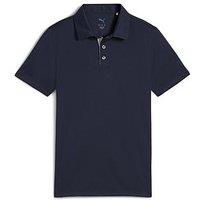 Puma Junior Boys Golf Pure 2.0 Polo - Navy