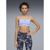 Puma Womens Training Move Strappy Low Support Sports Bra - Purple