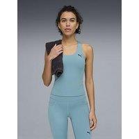 Puma Womens Training Tad Essential 2 In 1 Tank - Blue
