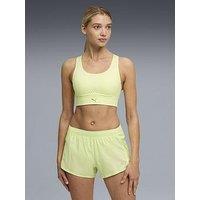 Puma Womens Running Pwr Breathe High Supports Sports Bra - Yellow