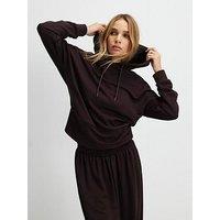 River Island Long Sleeve Premium Hoodie - Brown