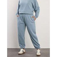 Yours Curve Cuffed Jogger - Blue