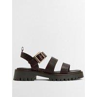 Barbour Gabby Sandal - Dark Brown