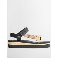 Barbour Mila Sandal - Black/Dress Tartan