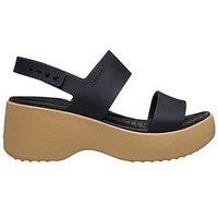 Crocs Brooklyn Sky Sandal - Cashew/Black