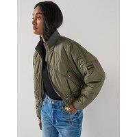 Barbour International Pagan Quilted Jacket - Green