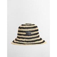 Barbour Annie Crochet Hat - Black/Ecru