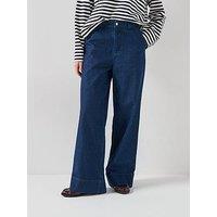 Barbour Maia Denim Trousers - Blue