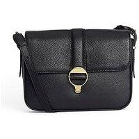 Barbour Rosa Leather Crossbody Bag - Black