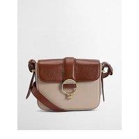 Barbour Mini Rosa Leather Crossbody Bag - Pebbled/Brown