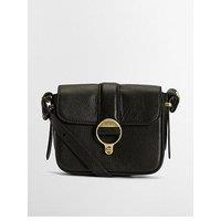 Barbour Mini Rosa Leather Crossbody Bag - Black