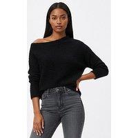 Religion Boatneck Natural Jumper In Soft Feather Yarn