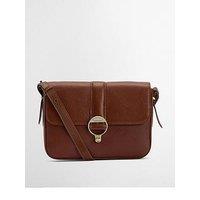 Barbour Rosa Leather Crossbody Bag - Brown