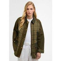 Barbour Modern Tartan Beadnell Casual Jacket - Green