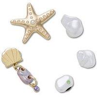 Crocs Gold Sea Jibbitz 5 Pack - Multi