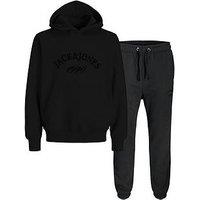 Jack & Jones Junior Boys Bleecker Hoodie Jog Set - Black