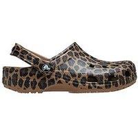 Crocs Classic Animal Clog - Almond Tint/Leopard