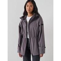 Barbour International B.Intl Short Kyra Waterproof Jacket - Grey