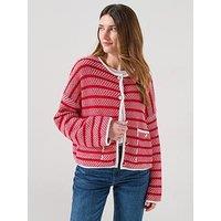 Barbour Polly Knitted Cardigan - Red