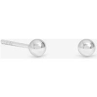 Jon Richard Simply Silver Sterling Silver 925 Polished Ball Stud Earrings