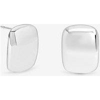 Jon Richard Simply Silver Sterling Silver 925 Polished Domed Stud Earrings