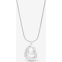 Jon Richard Simply Silver Sterling Silver 925 Polished Swirl Pendant