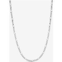 Jon Richard Simply Silver Sterling Silver 925 Figaro Chain Necklace