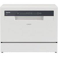 Candy Cp 6E51Lw-80 Tabletop Dishwasher 6 Place Settings - White