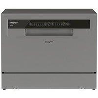 Candy Cp 6E51Ls-80 Tabletop Dishwasher 6 Place Settings - Graphite
