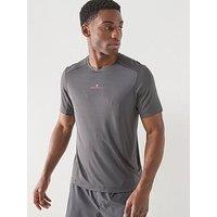 Ronhill Mens Running Tech Short Sleeve Tee - Grey