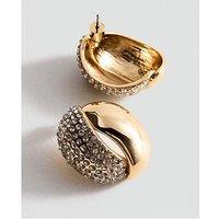 Mango Gold Embellished Earrings