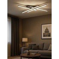 Eglo Vascella Steel & Plastic Led Neutral White Modern Ceiling Light, Rectangular