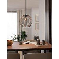 Eglo Almanzora Black & Copper Wire Modern Steel Pendant