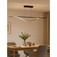 Eglo Conaprato Black & Brushed Brass Modern Ceiling Light